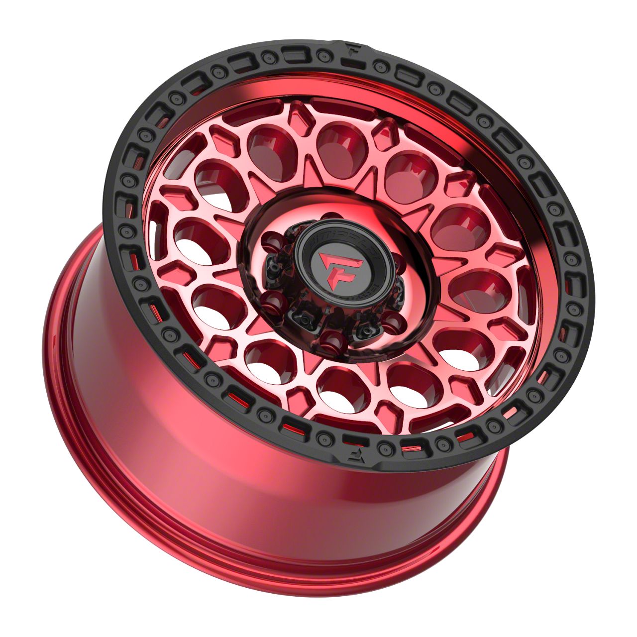 Fittipaldi Offroad F-150 FT101 Gloss Red with Machined Face, Red
