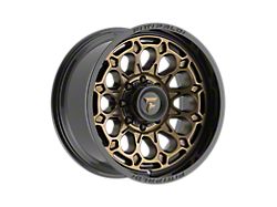Fittipaldi Offroad FA22 Gloss Bronze with Gloss Black Lip 8-Lug Wheel; 20x10; -19mm Offset (15-19 Sierra 2500 HD)