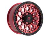 Fittipaldi Offroad FT101 Gloss Red with Machined Face, Red Tint and Satin Black Lip 8-Lug Wheel; 20x9; 18mm Offset (17-22 F-350 Super Duty SRW)