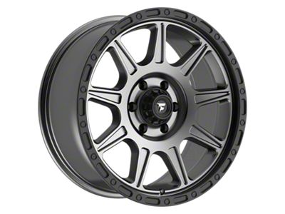 Fittipaldi Offroad FT104 Satin Anthracite with Satin Black Lip 6-Lug Wheel; 20x9; 18mm Offset (19-23 Ranger)