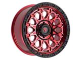 Fittipaldi Offroad FT101 Gloss Red with Machined Face, Red Tint and Satin Black Lip 6-Lug Wheel; 20x9; 18mm Offset (23-26 Canyon)