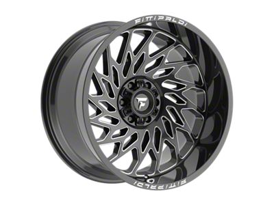 Fittipaldi Offroad FA20 Gloss Black Milled 6-Lug Wheel; 22x12; -44mm Offset (04-08 F-150)
