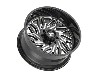 Fittipaldi Offroad FA13 Gloss Black Milled 6-Lug Wheel; 24x12; -44mm Offset (07-13 Sierra 1500)