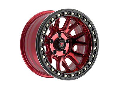 Fittipaldi Offroad FB151 Metallic Red with Red Tint 6-Lug Wheel; 17x9; -38mm Offset (07-13 Sierra 1500)