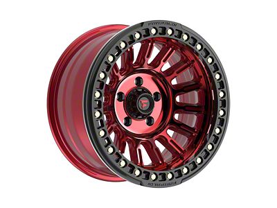 Fittipaldi Offroad FB152 Metallic Red with Red Tint 6-Lug Wheel; 17x9; -38mm Offset (07-13 Sierra 1500)