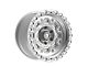Fittipaldi Offroad FT100 Gloss Silver Machined 6-Lug Wheel; 17x9; -12mm Offset (07-13 Sierra 1500)