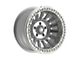 Fittipaldi Offroad FB152 Machined Silver 6-Lug Wheel; 17x9; -38mm Offset (07-13 Silverado 1500)