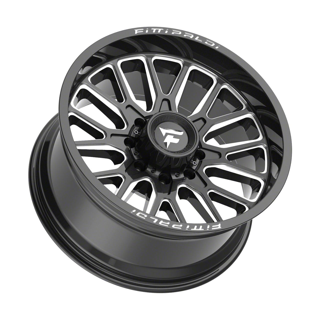 Fittipaldi Offroad Silverado 2500 FA18 Gloss Black Milled 8-Lug
