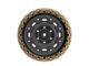 Fittipaldi Offroad FT100 Satin Black with Bronze Ring 6-Lug Wheel; 17x9; -12mm Offset (07-14 Tahoe)