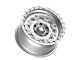 Fittipaldi Offroad FT100 Gloss Silver Machined 6-Lug Wheel; 17x9; -12mm Offset (07-14 Tahoe)