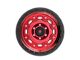 Fittipaldi Offroad FT100 Machined with Red Tint 6-Lug Wheel; 17x9; -12mm Offset (07-14 Yukon)