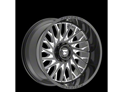Fittipaldi Offroad FA08 Gloss Black Milled 8-Lug Wheel; 22x10; -19mm Offset (08-10 F-250 Super Duty)