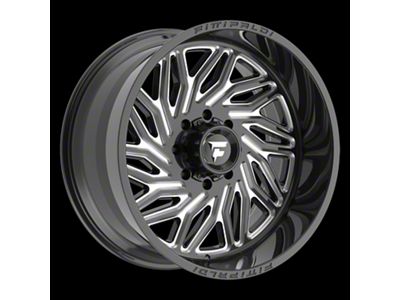 Fittipaldi Offroad FA13 Gloss Black Milled 8-Lug Wheel; 24x12; -44mm Offset (08-10 F-250 Super Duty)