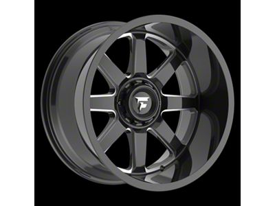 Fittipaldi Offroad FA16 Gloss Black Milled 8-Lug Wheel; 22x12; -51mm Offset (08-10 F-250 Super Duty)