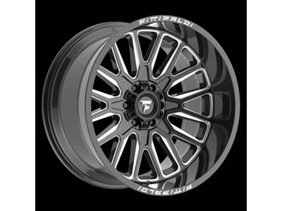 Fittipaldi Offroad FA18 Gloss Black Milled 8-Lug Wheel; 22x12; -44mm Offset (08-10 F-250 Super Duty)