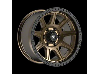 Fittipaldi Offroad FT104 Satin Bronze with Satin Black Lip 8-Lug Wheel; 20x9; 18mm Offset (08-10 F-250 Super Duty)