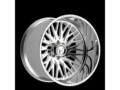 Fittipaldi Offroad FTF500 Polished 8-Lug Wheel; Left Directional; 26x14; -76mm Offset (08-10 F-250 Super Duty)