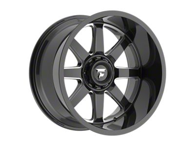 Fittipaldi Offroad FA16 Gloss Black Milled 6-Lug Wheel; 22x12; -51mm Offset (09-14 F-150)