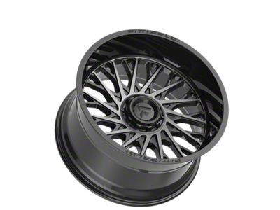 Fittipaldi Offroad FA08 Gloss Black Machined with Dark Tint 6-Lug Wheel; 22x12; -44mm Offset (14-18 Sierra 1500)