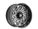 Fittipaldi Offroad FA13 Gloss Black Milled 6-Lug Wheel; 24x12; -44mm Offset (14-18 Sierra 1500)