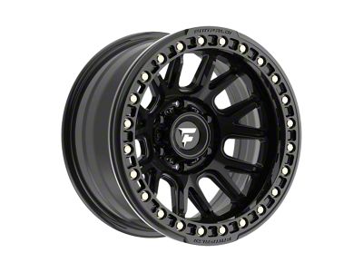 Fittipaldi Offroad FB151 Satin Black 6-Lug Wheel; 17x9; -38mm Offset (14-18 Sierra 1500)