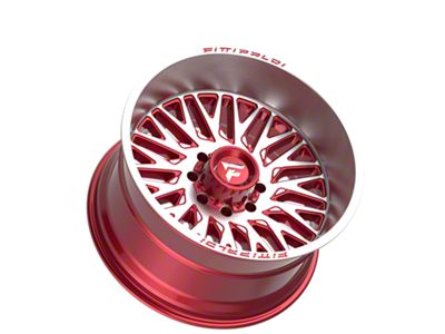 Fittipaldi Offroad FA07 Gloss Red Machined 6-Lug Wheel; 26x12; -44mm Offset (15-20 F-150)