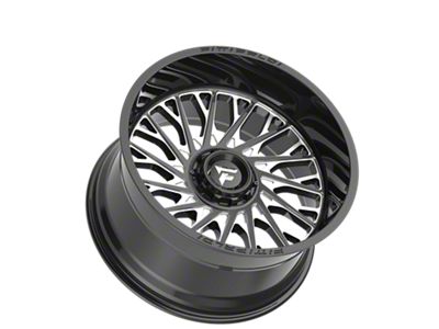 Fittipaldi Offroad FA08 Gloss Black Milled 6-Lug Wheel; 20x12; -44mm Offset (15-20 F-150)