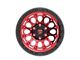 Fittipaldi Offroad FT101 Machined with Red Tint 6-Lug Wheel; 17x9; -12mm Offset (15-20 F-150)