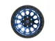 Fittipaldi Offroad FT101 Satin Blue with Black Ring 6-Lug Wheel; 17x9; -12mm Offset (15-20 F-150)