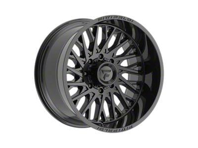 Fittipaldi Offroad FA08 Gloss Black 8-Lug Wheel; 22x12; -44mm Offset (15-19 Sierra 2500 HD)