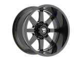 Fittipaldi Offroad FA16 Gloss Black Milled 8-Lug Wheel; 22x12; -51mm Offset (15-19 Sierra 3500 HD SRW)