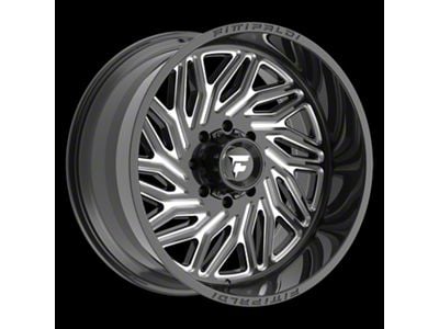 Fittipaldi Offroad FA13 Gloss Black Milled 8-Lug Wheel; 24x12; -44mm Offset (99-07 F-250 Super Duty)