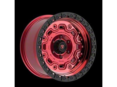 Fittipaldi Offroad FT100 Gloss Red with Machined Face, Red Tint and Satin Black Lip 8-Lug Wheel; 20x9; 18mm Offset (99-07 F-250 Super Duty)