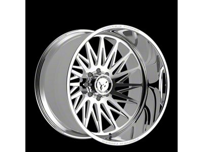 Fittipaldi Offroad FTF506 Polished 8-Lug Wheel; Left Directional; 24x12; -44mm Offset (99-07 F-250 Super Duty)