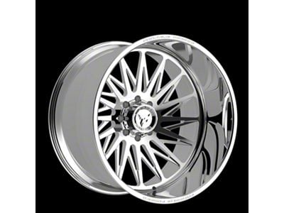 Fittipaldi Offroad FTF506 Polished 8-Lug Wheel; Right Directional; 24x12; -44mm Offset (99-07 F-250 Super Duty)