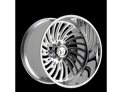Fittipaldi Offroad FTF507 Polished 8-Lug Wheel; Right Directional; 24x14; -76mm Offset (99-07 F-250 Super Duty)