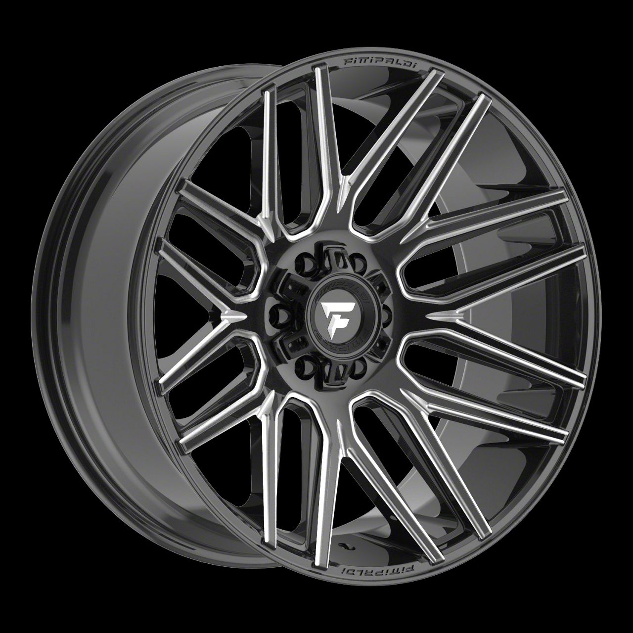 Fittipaldi Offroad F-350 Super Duty FA14 Gloss Black Milled 8-Lug