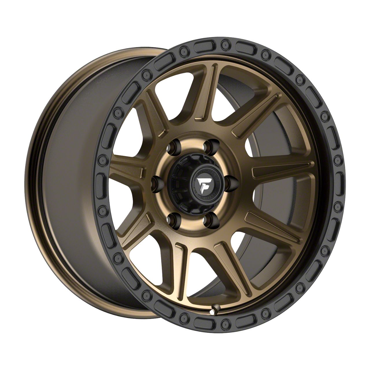Fittipaldi Offroad Colorado FT104 Satin Bronze with Satin Black Lip 6 ...