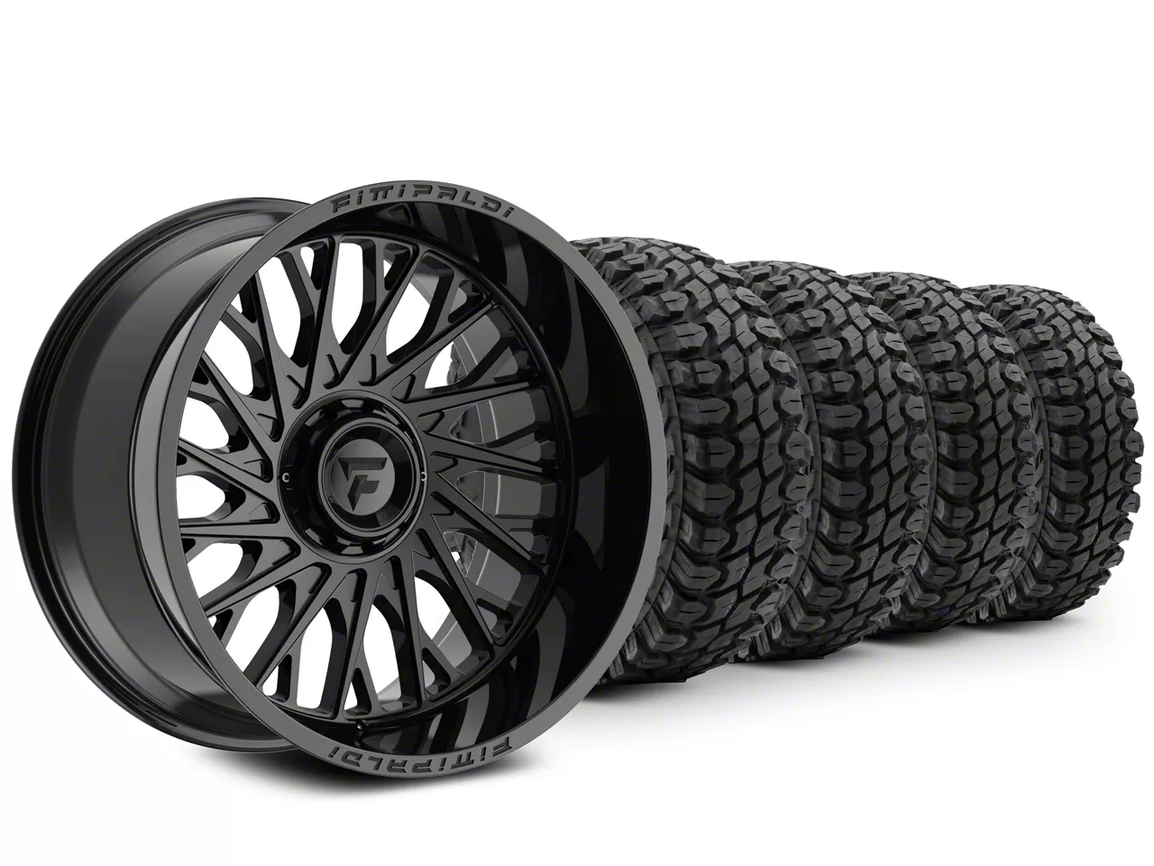F-150 22x12 Fittipaldi Offroad FA08 & 33in Gladiator Mud