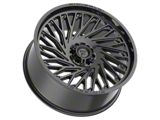 Fittipaldi Offroad FA15 Gloss Black 6-Lug Wheel; 24x10; 0mm Offset (21-26 F-150)