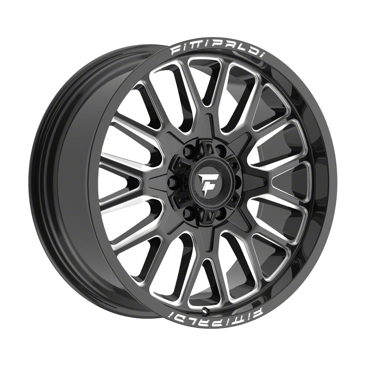 Fittipaldi Offroad F-150 FA18 Gloss Black Milled 6-Lug Wheel; 20x9