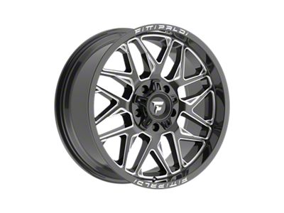 Fittipaldi Offroad FA19 Gloss Black Milled 5-Lug Wheel; 20x9; 0mm Offset (97-03 F-150)