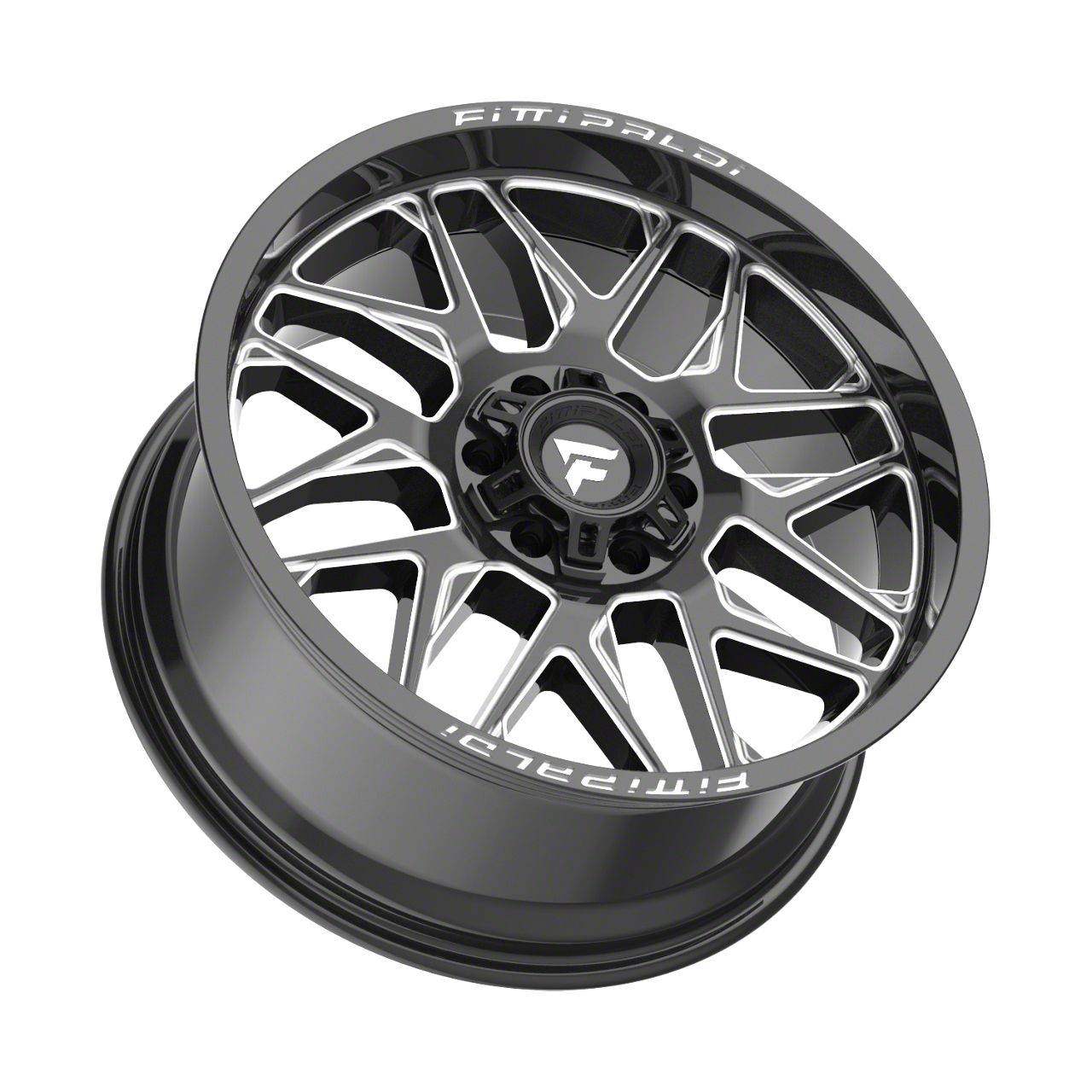 Fittipaldi Offroad F-150 FA19 Gloss Black Milled 6-Lug Wheel; 20x9