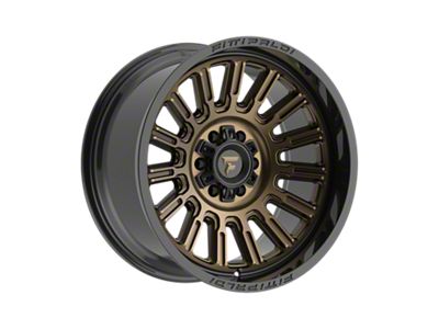Fittipaldi Offroad FA24 Gloss Bronze with Gloss Black Lip 6-Lug Wheel; 20x10; -19mm Offset (21-25 F-150)