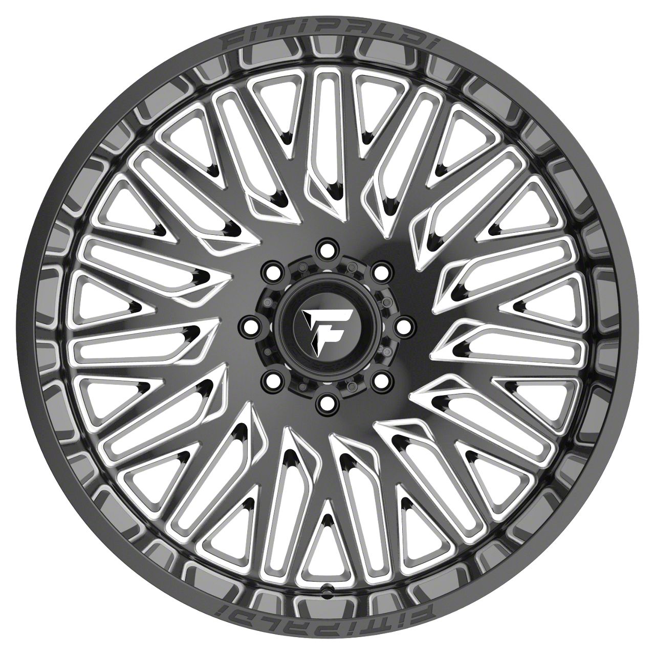 Fittipaldi Offroad F-250 Super Duty FA07 Gloss Black Milled 8-Lug
