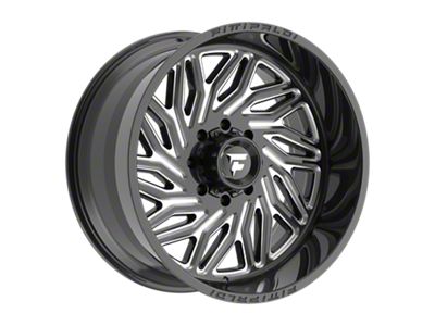 Fittipaldi Offroad FA13 Gloss Black Milled 8-Lug Wheel; 24x12; -44mm Offset (23-25 F-250 Super Duty)