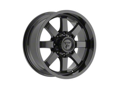 Fittipaldi Offroad FA16 Gloss Black 8-Lug Wheel; 20x9; 12mm Offset (23-25 F-250 Super Duty)
