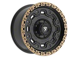 Fittipaldi Offroad FT100 Satin Black with Bronze Ring 8-Lug Wheel; 20x9; 18mm Offset (23-26 F-250 Super Duty)