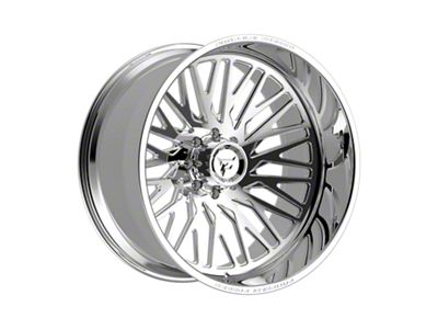 Fittipaldi Offroad FTF500 Polished 8-Lug Wheel; Left Directional; 26x14; -76mm Offset (23-25 F-250 Super Duty)