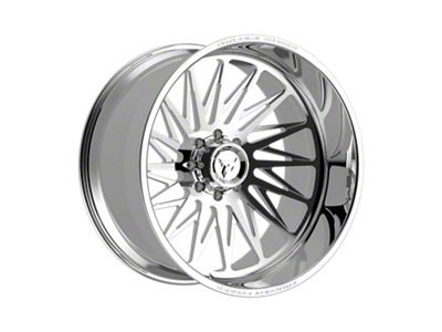Fittipaldi Offroad FTF506 Polished 8-Lug Wheel; Left Directional; 26x14; -76mm Offset (23-25 F-250 Super Duty)
